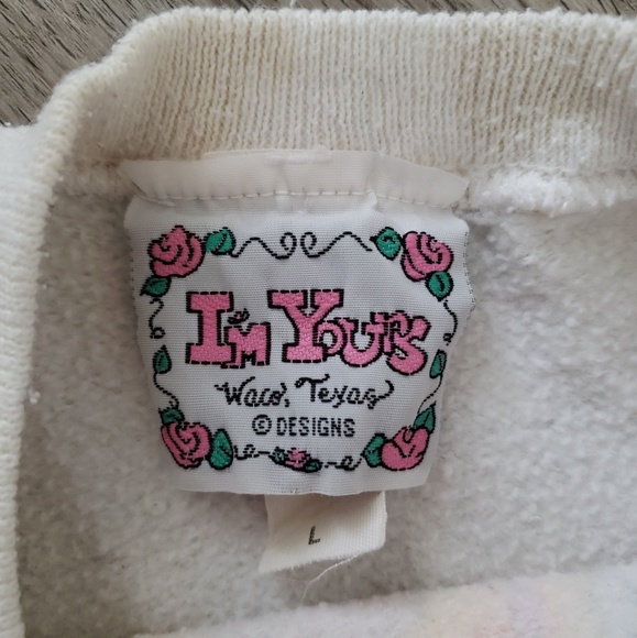 Vintage Girls Gymnastics Sweatshirt - Sz L - Picture 5 of 5